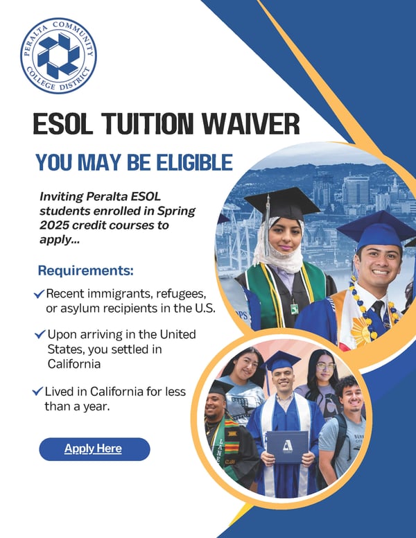 ESOL Tuition Waiver Flyer