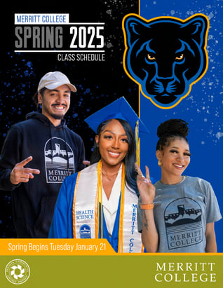 Spring 2025 Class Schedule Cover Merritt